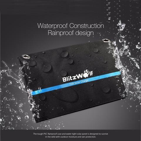 15W Waterproof Solar Power Charger-Phone Accessories-Docs General Store