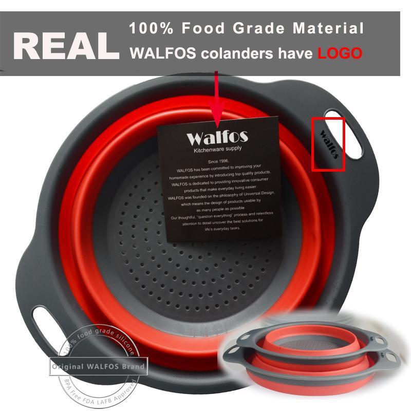 2 Piece Silicone Collapsible Colander Strainer-Kitchen-Docs General Store