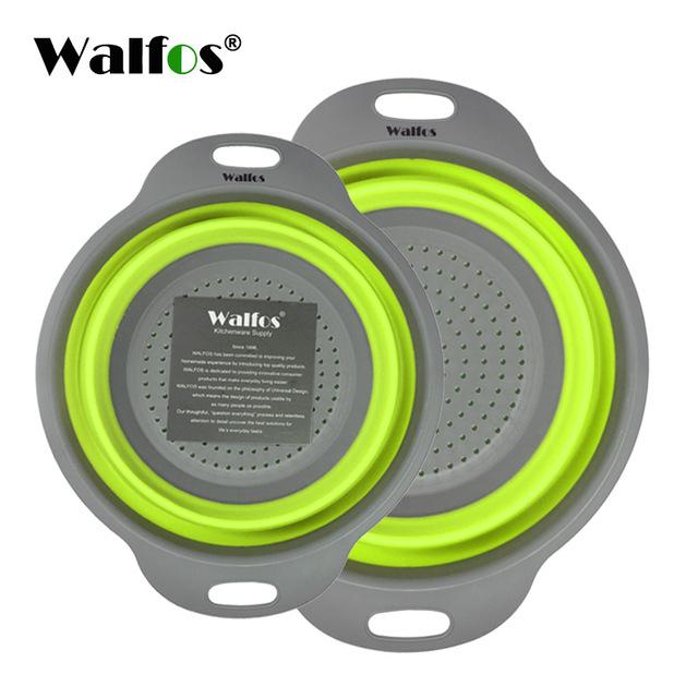 2 Piece Silicone Collapsible Colander Strainer-Kitchen-Docs General Store