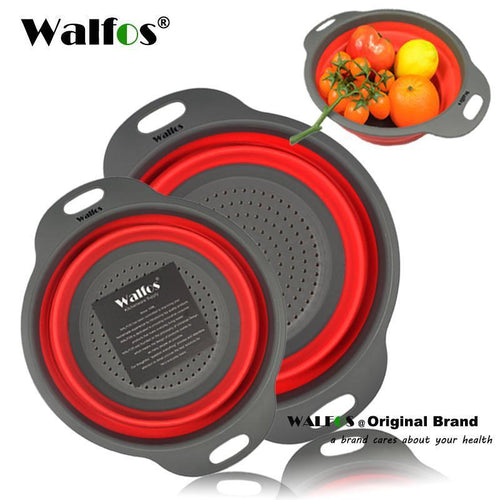 2 Piece Silicone Collapsible Colander Strainer-Kitchen-Docs General Store