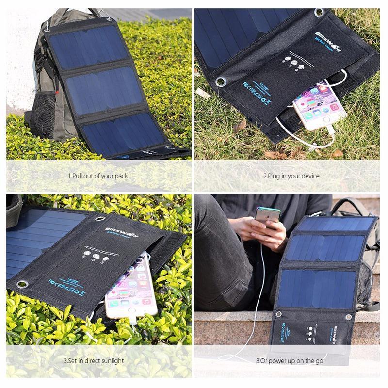20W Solar Power Charger-Phone Accessories-Docs General Store
