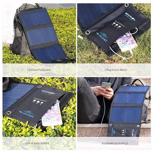 20W Solar Power Charger-Phone Accessories-Docs General Store