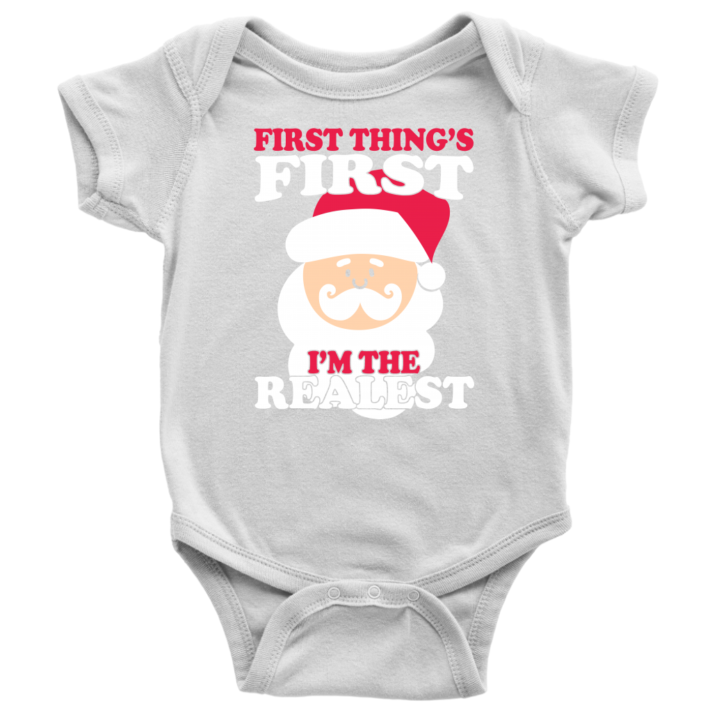 Real Santa Baby Bodysuit