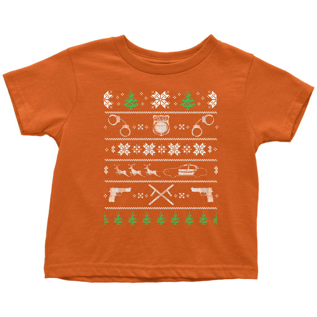 Police Christmas Toddler T-Shirt