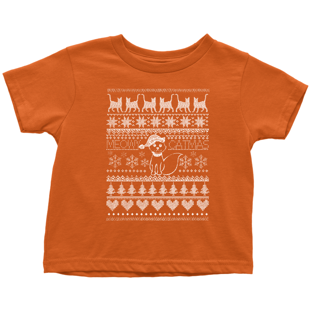 Cat Christmas Toddler T-Shirt