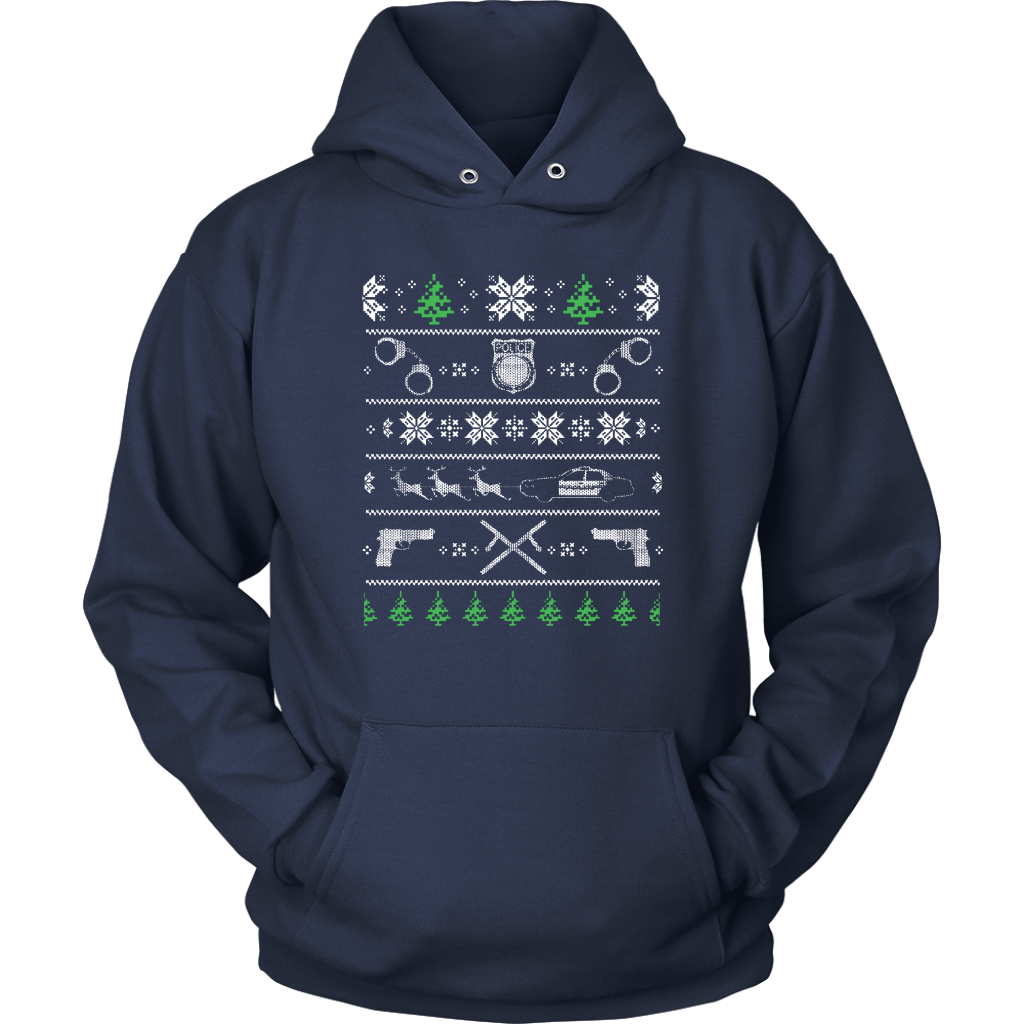 Police Christmas Hoodie