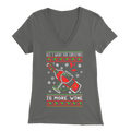 More Wine Women's V Neck