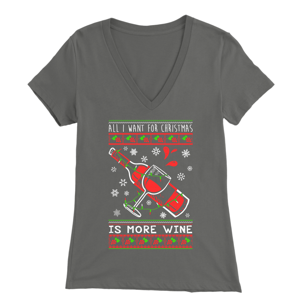 More Wine Women's V Neck