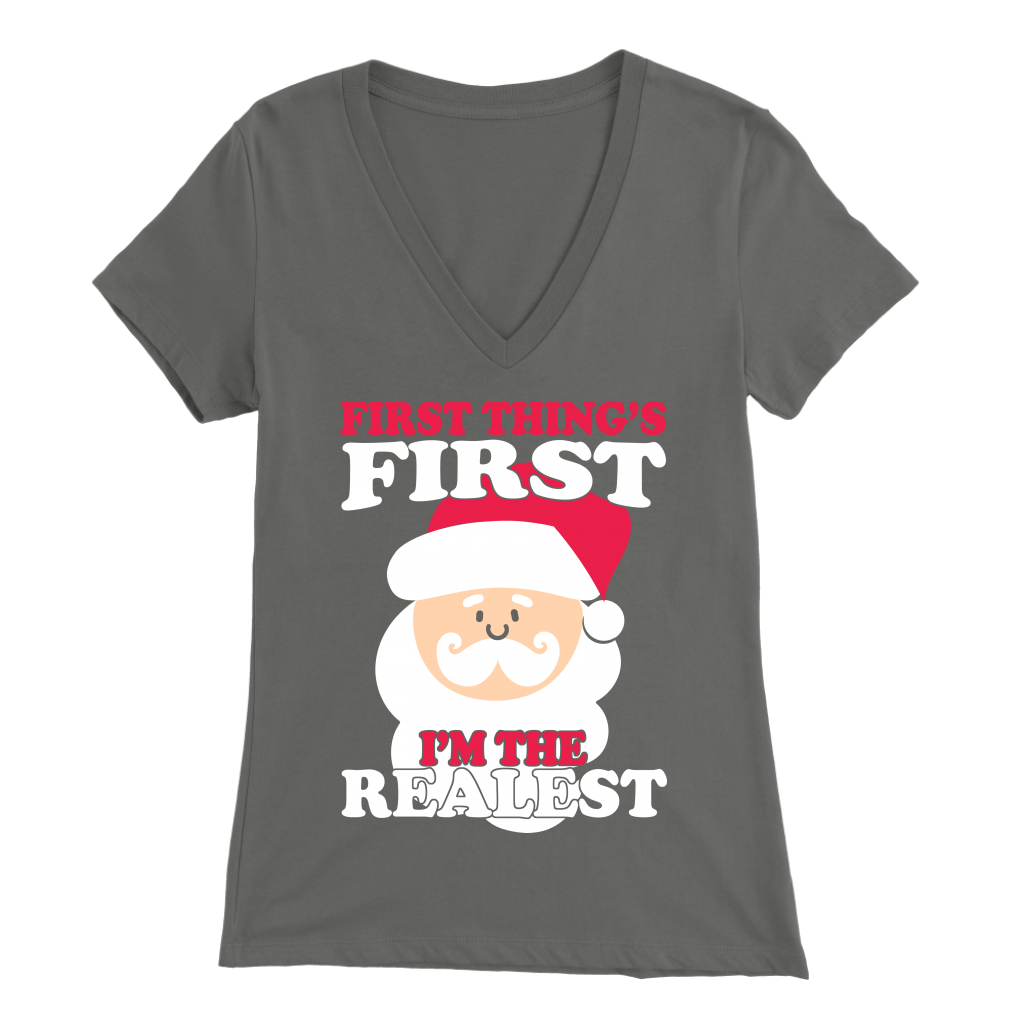 Real Santa Womens V-Neck