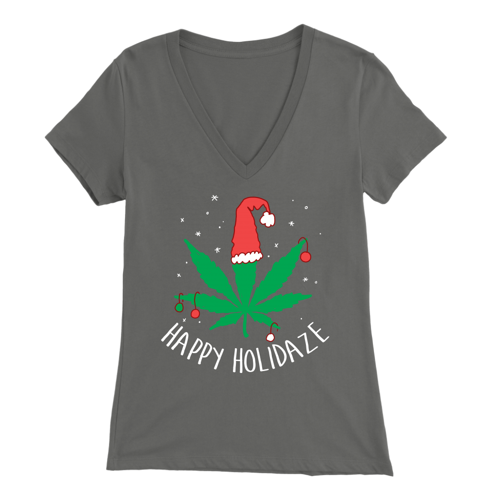 Happy Holidaze Women's V Neck