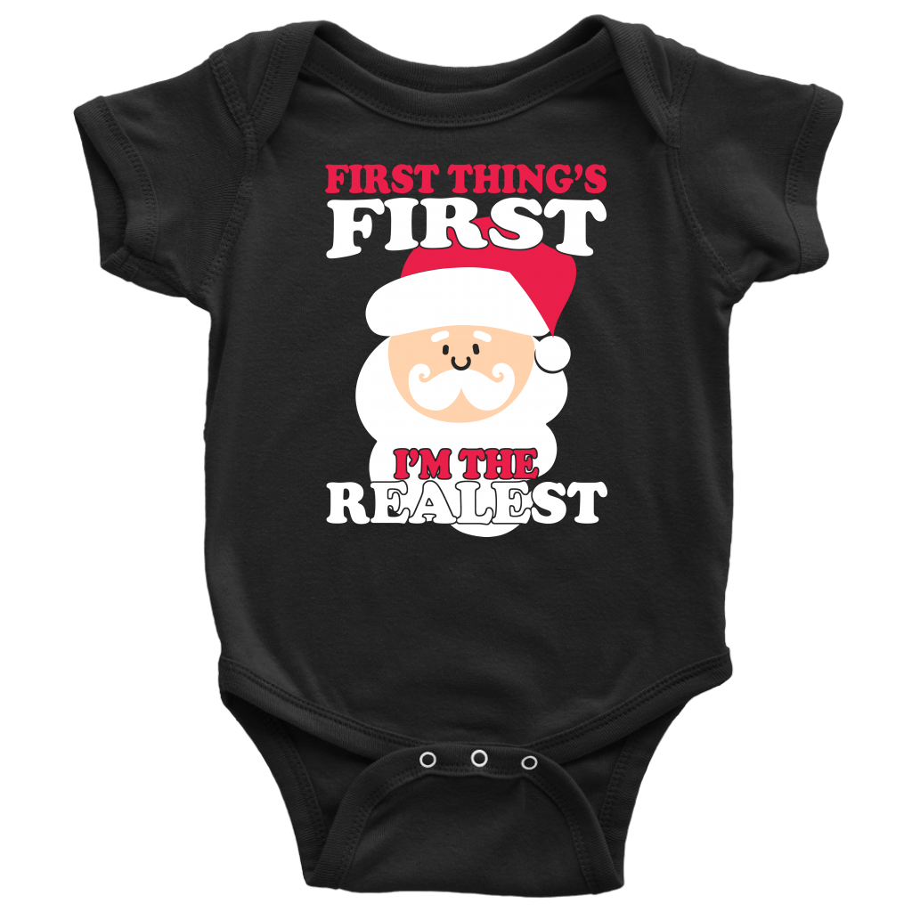 Real Santa Baby Bodysuit