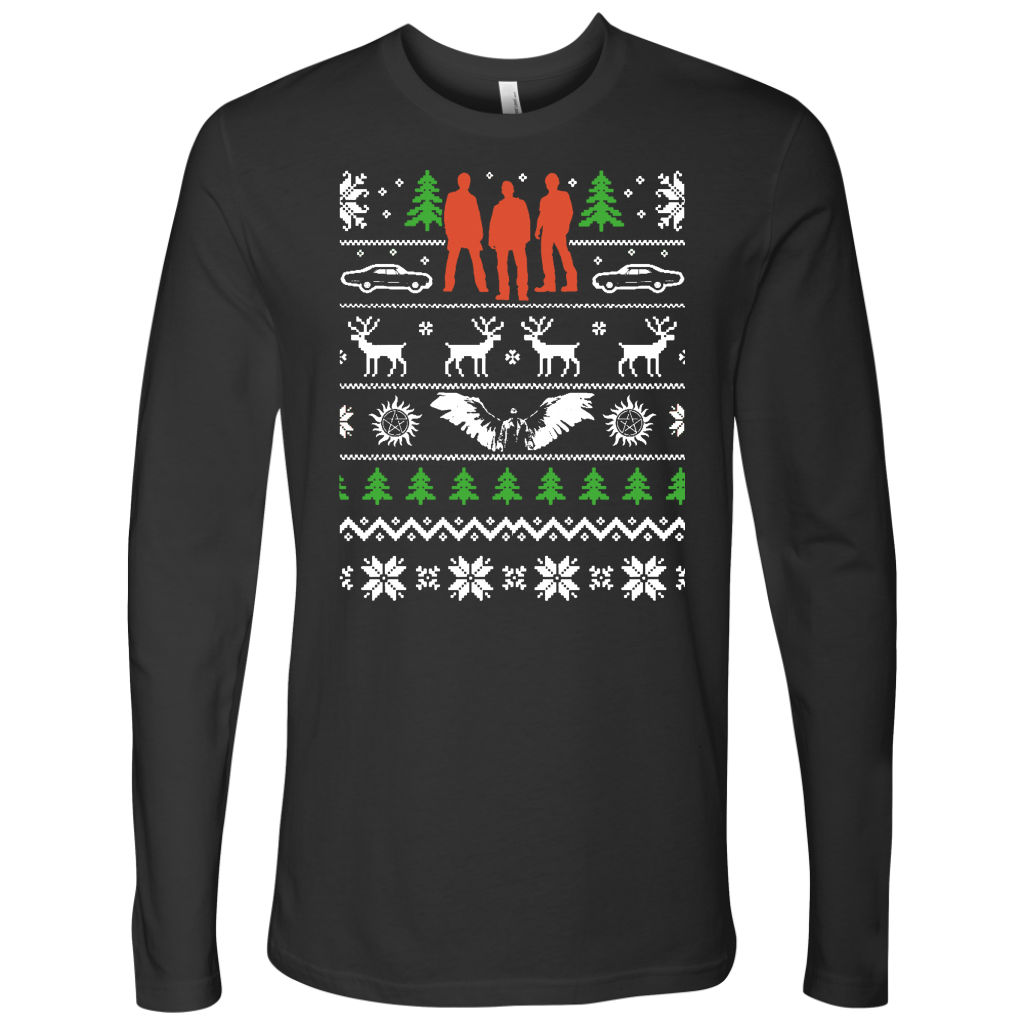 Abstract Holidays Mens Long Sleeve Shirt