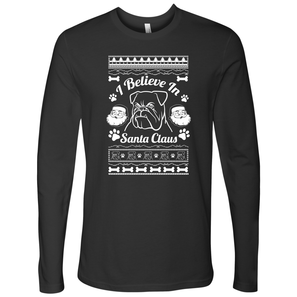 I Believe Santa Mens Long Sleeve Shirt