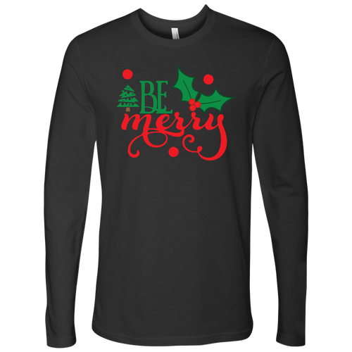 Be Merry Men's Long Sleeve Shirt