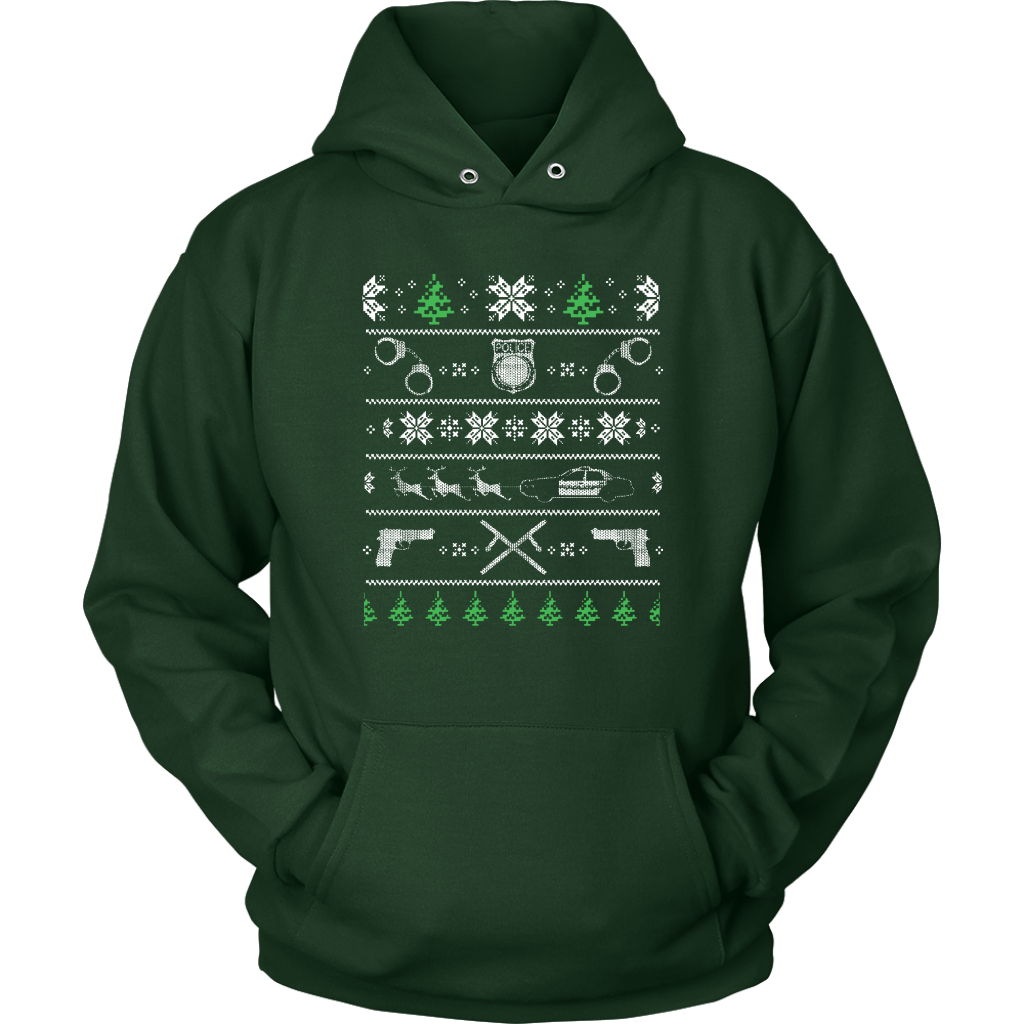 Police Christmas Hoodie