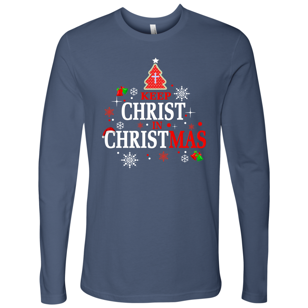Christ in Christmas Men's Long Sleeve Shirt