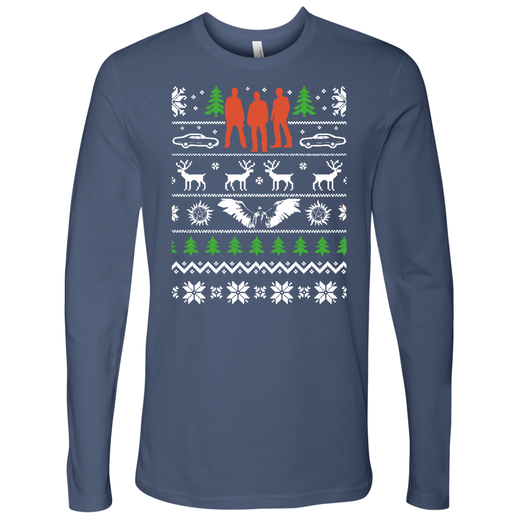 Abstract Holidays Mens Long Sleeve Shirt