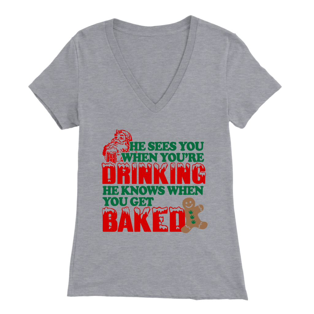 He Sees You Women's V-Neck