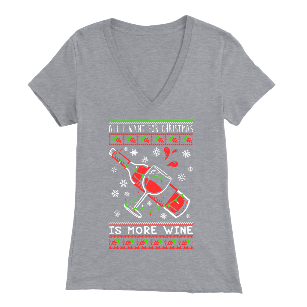 More Wine Women's V Neck