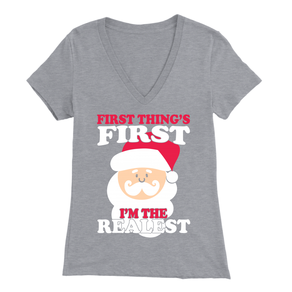 Real Santa Womens V-Neck