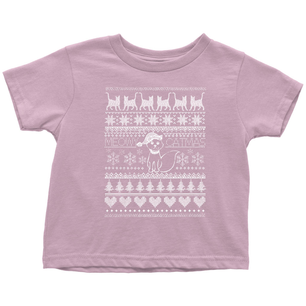 Cat Christmas Toddler T-Shirt