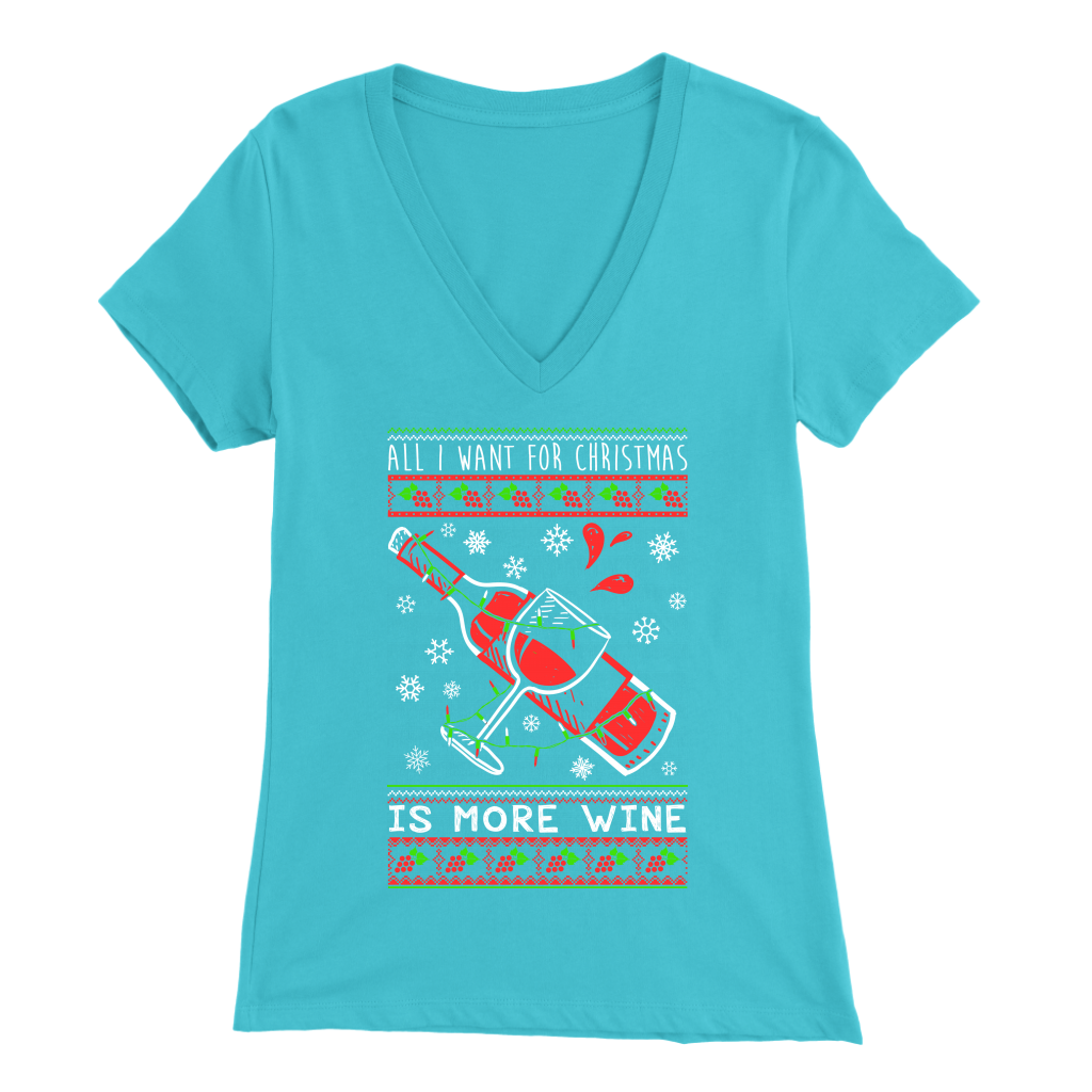 More Wine Women's V Neck