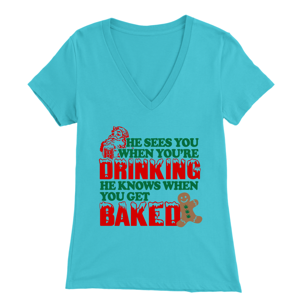 He Sees You Women's V-Neck