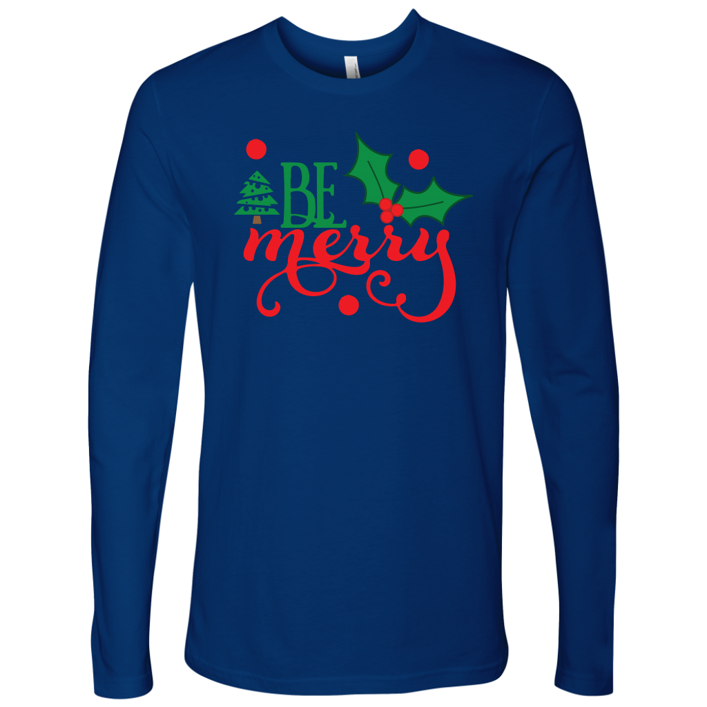 Be Merry Men's Long Sleeve Shirt