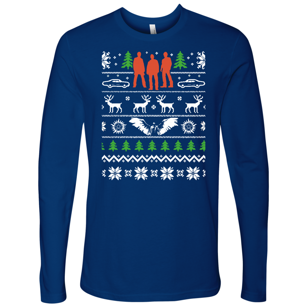 Abstract Holidays Mens Long Sleeve Shirt
