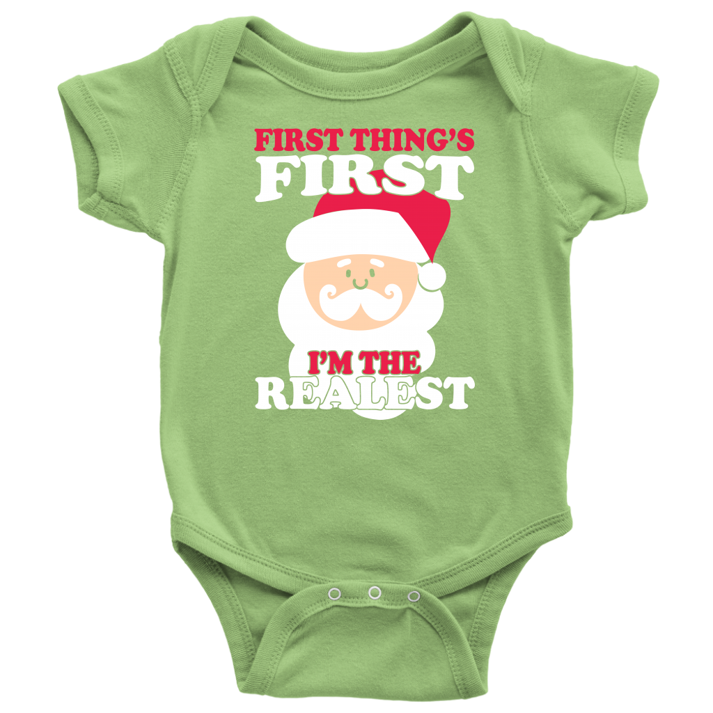 Real Santa Baby Bodysuit