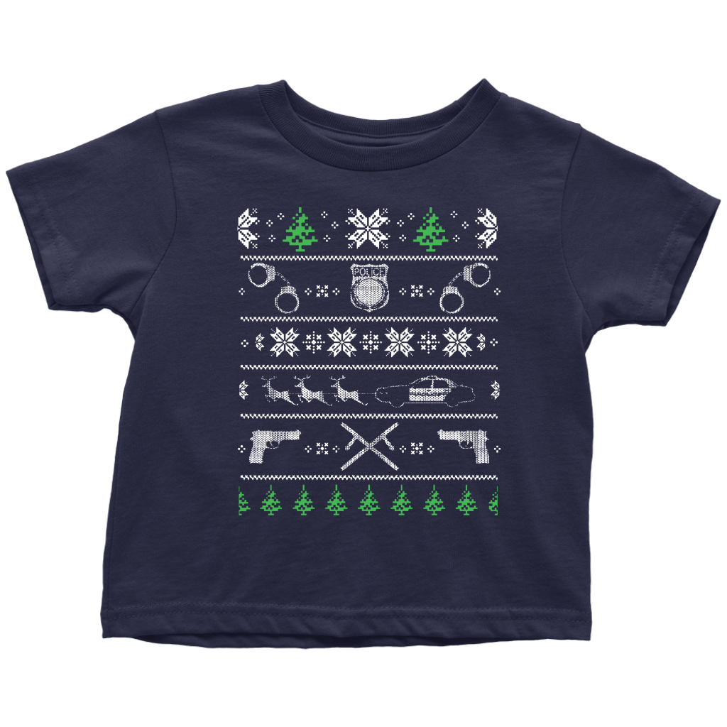 Police Christmas Toddler T-Shirt