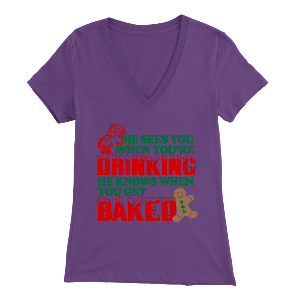 He Sees You Women's V-Neck