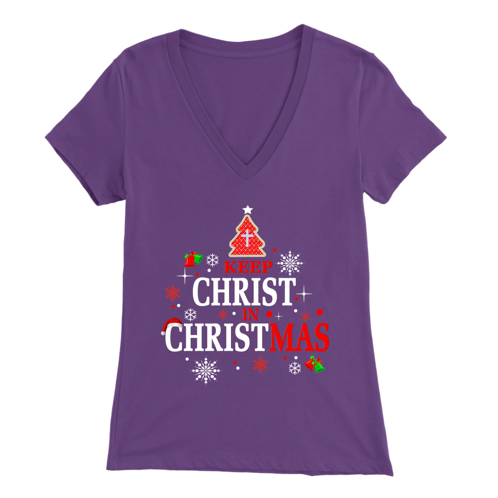 Christ in Christmas Women's V-Neck