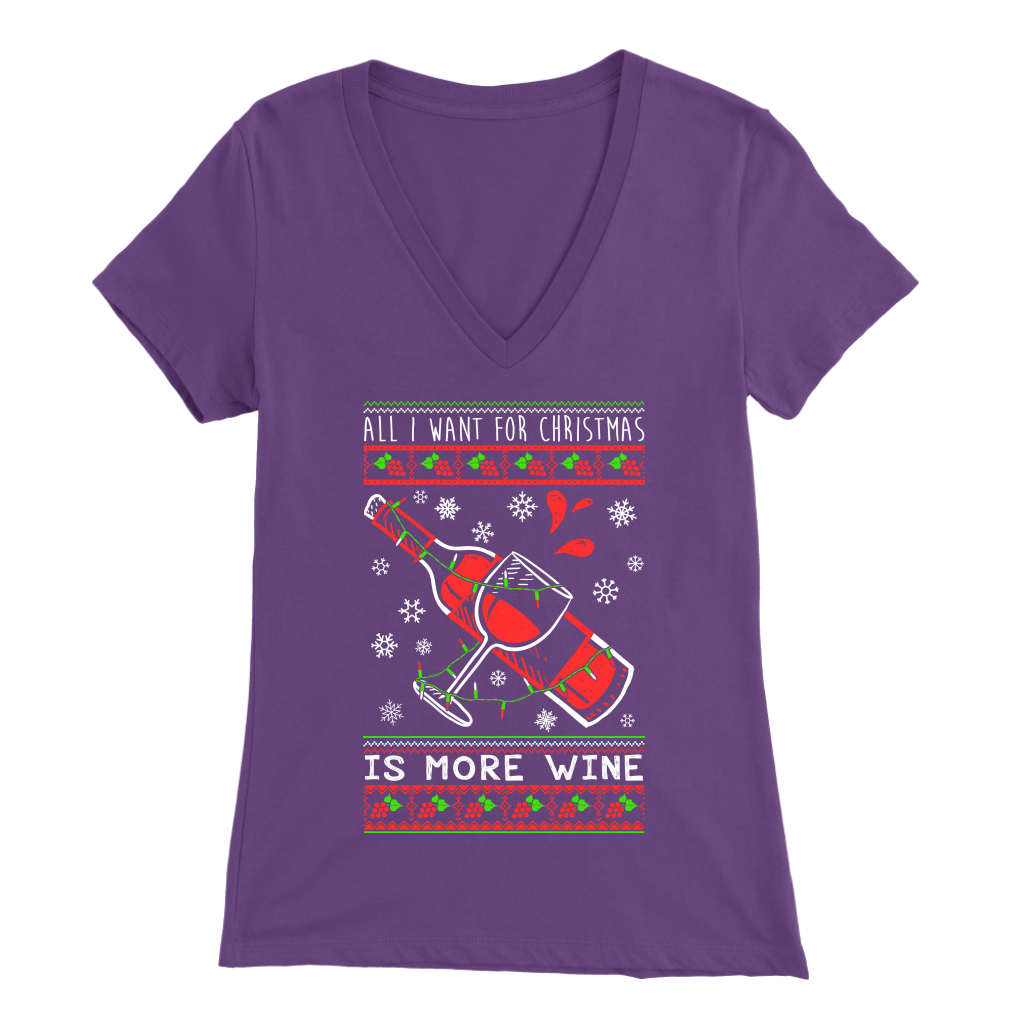 More Wine Women's V Neck