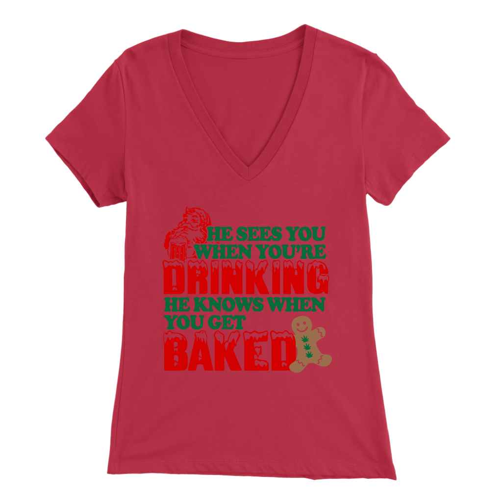 He Sees You Women's V-Neck