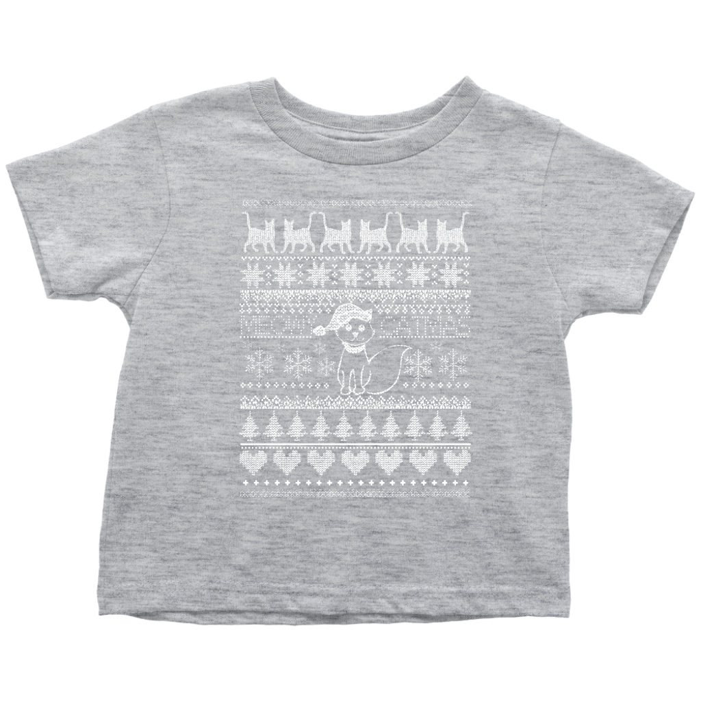 Cat Christmas Toddler T-Shirt