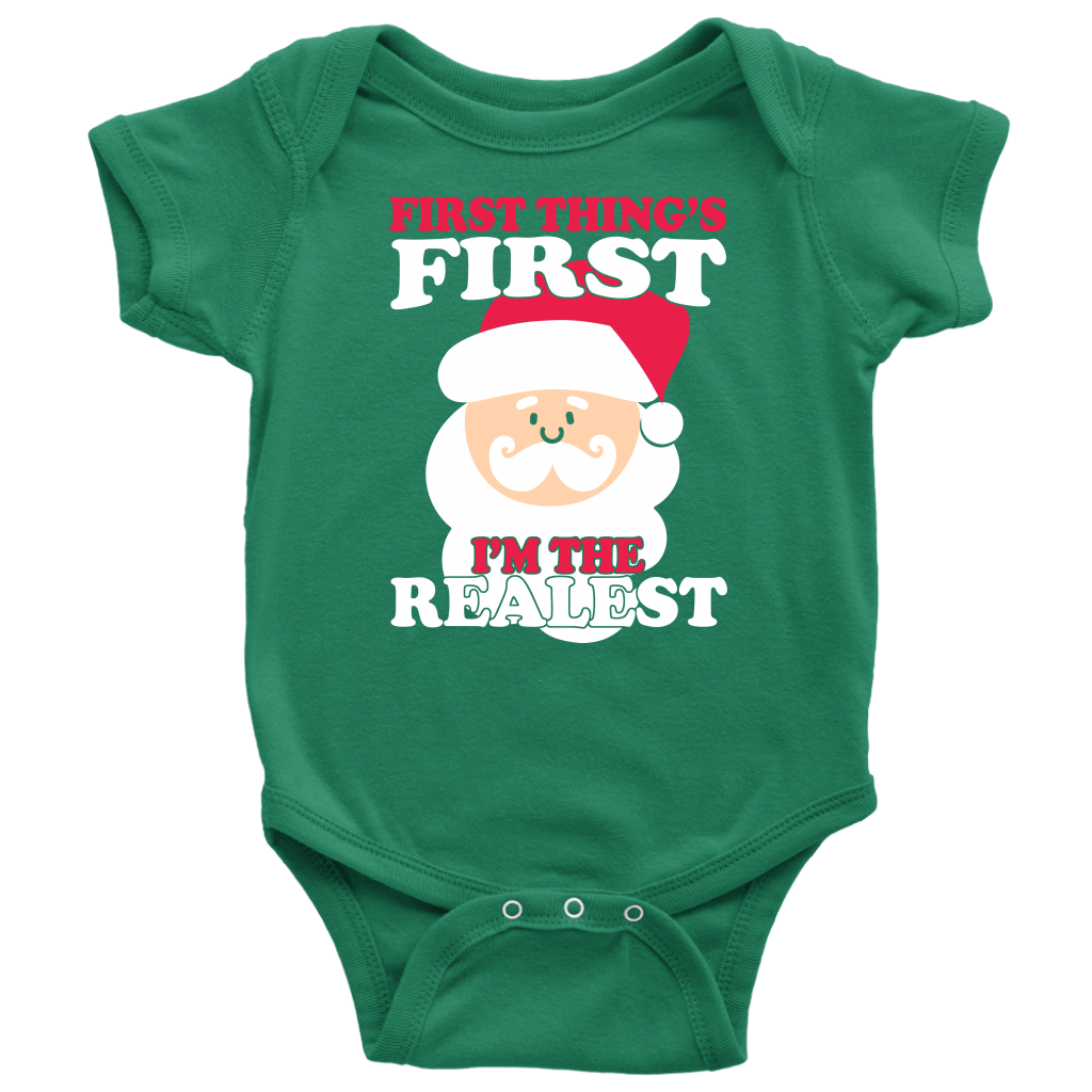 Real Santa Baby Bodysuit