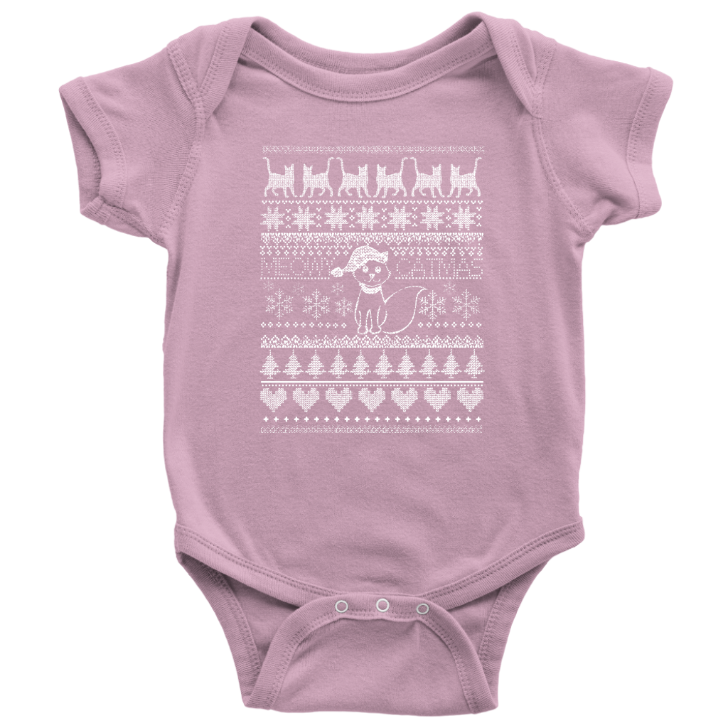 Cat Christmas Baby Bodysuit