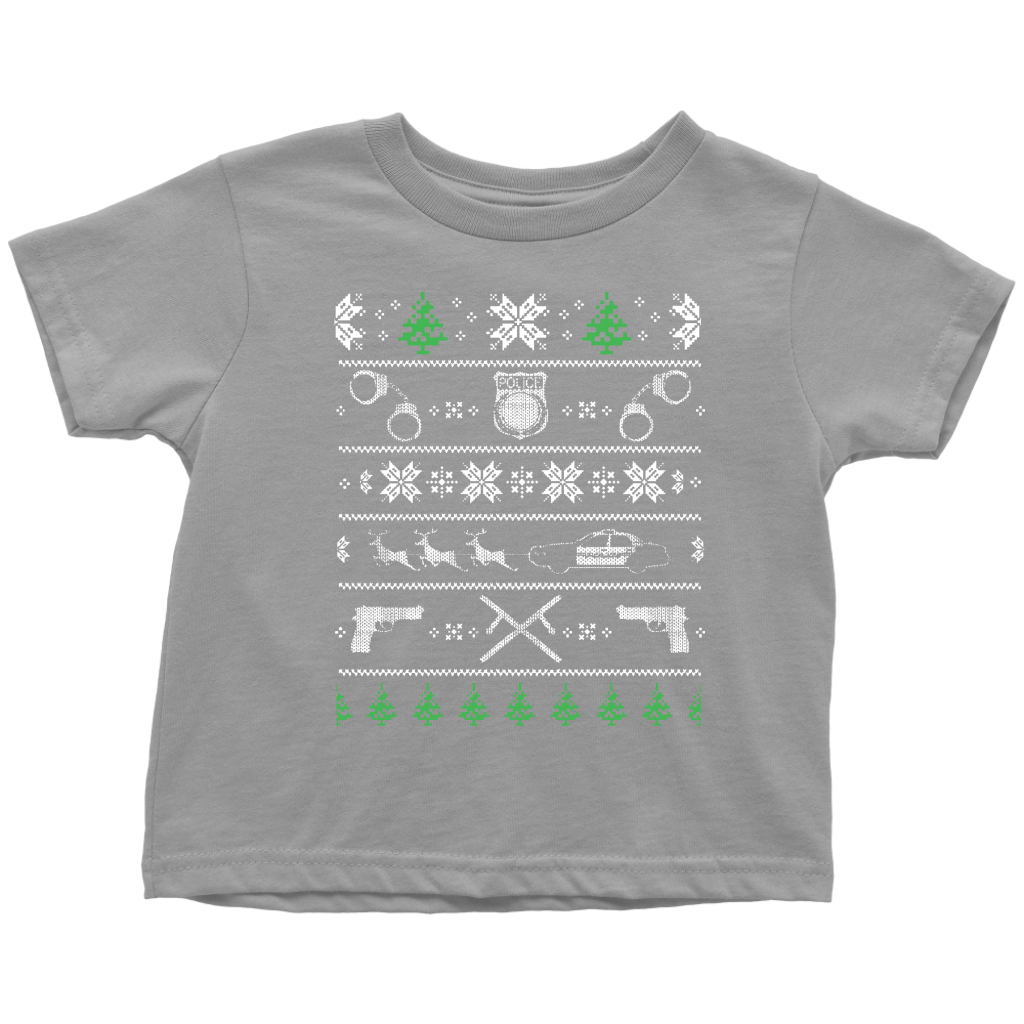 Police Christmas Toddler T-Shirt