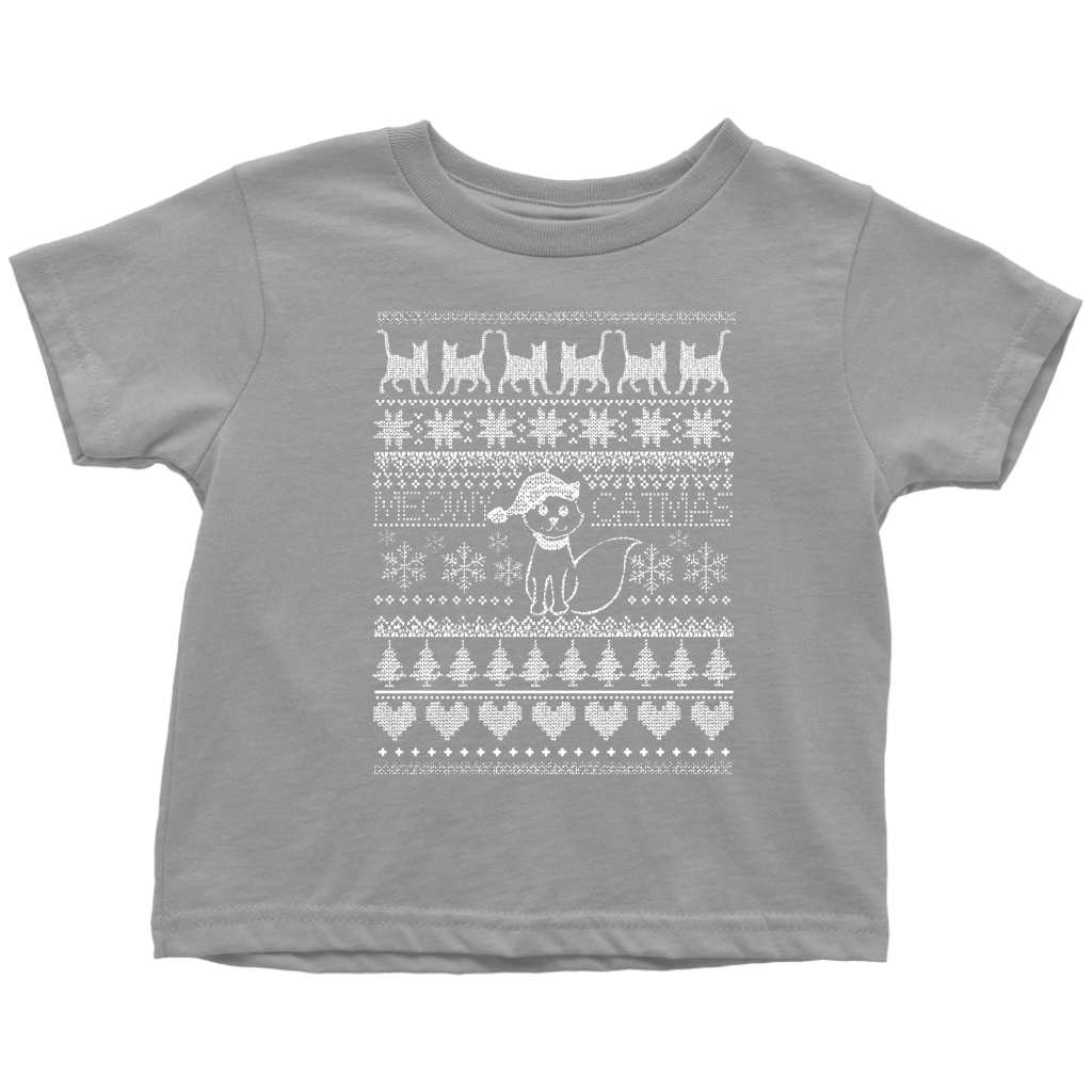 Cat Christmas Toddler T-Shirt