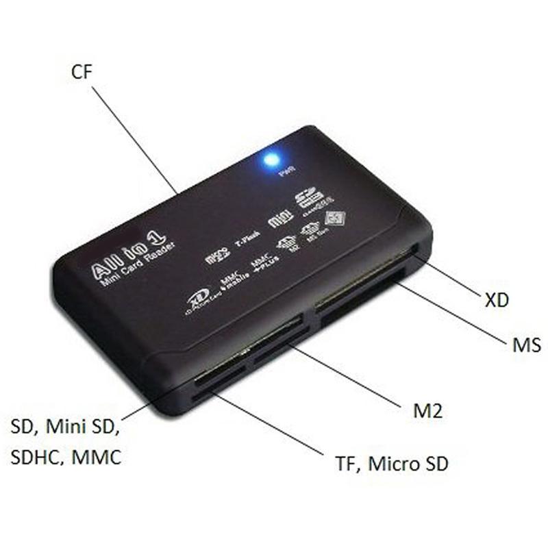 All in One Memory Card Reader-Phone Accessories-Docs General Store