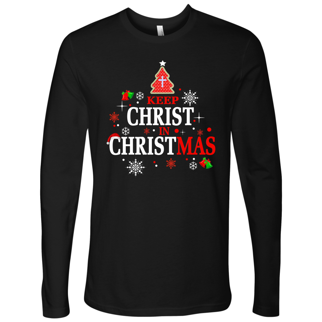 Christ in Christmas Men's Long Sleeve Shirt