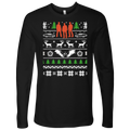 Abstract Holidays Mens Long Sleeve Shirt