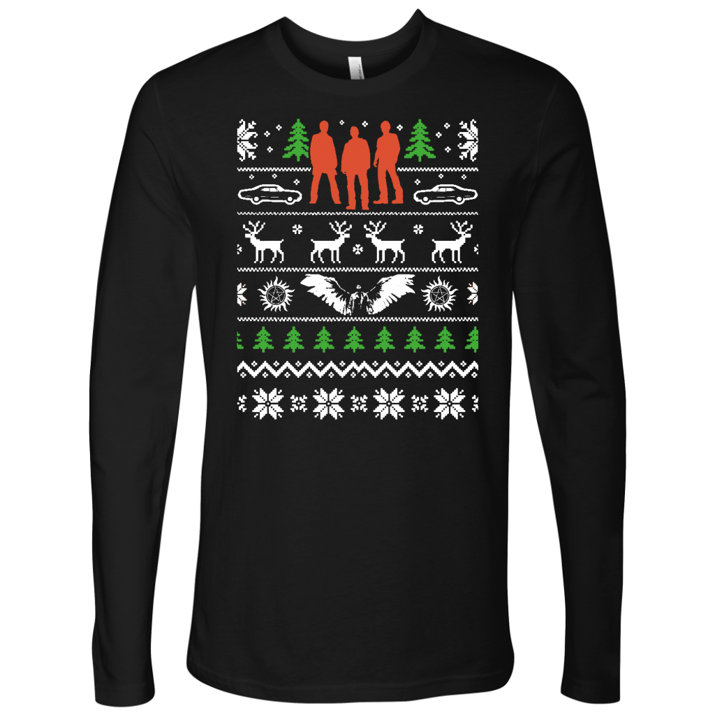 Abstract Holidays Mens Long Sleeve Shirt