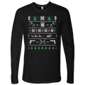 Police Christmas Men's Long Sleeve Shirt