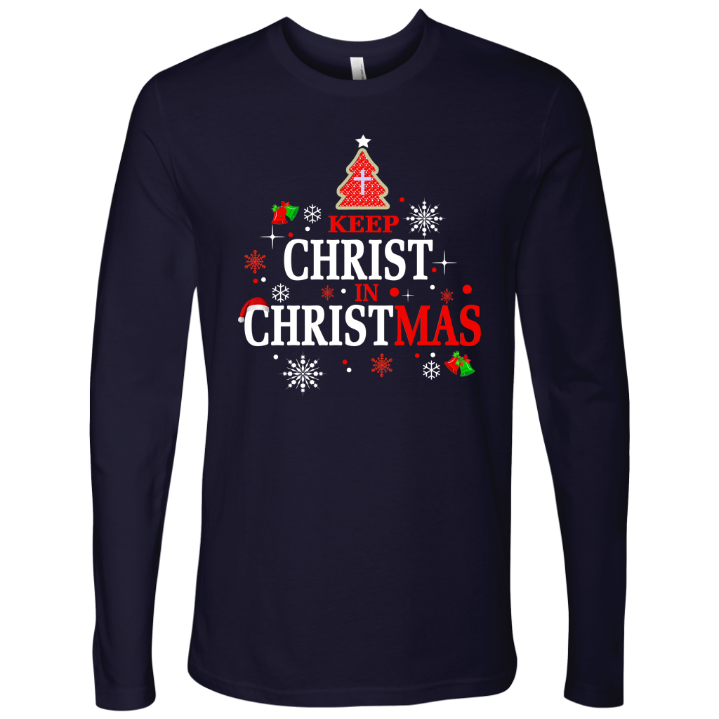 Christ in Christmas Men's Long Sleeve Shirt