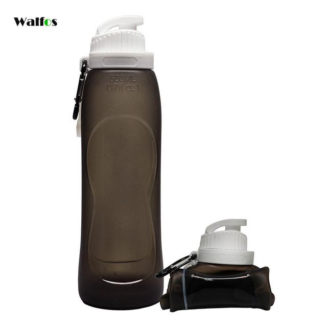 Collapsible Folding Silicone Water Bottle-Kitchen-Docs General Store