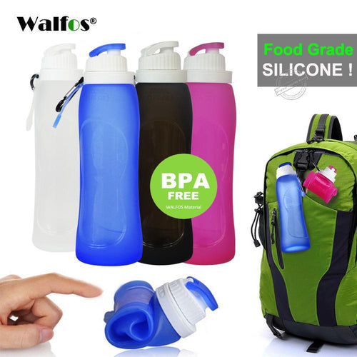 Collapsible Folding Silicone Water Bottle-Kitchen-Docs General Store