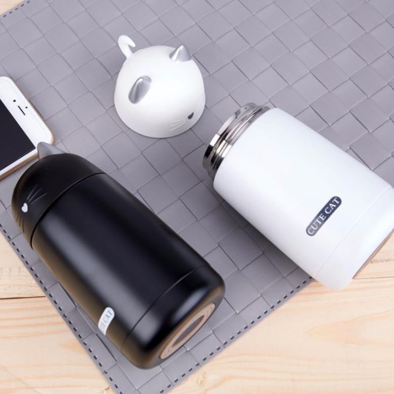 Cute Cat Vacum Thermos-Mugs-Docs General Store