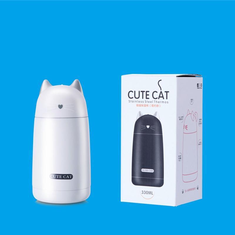 Cute Cat Vacum Thermos-Mugs-Docs General Store